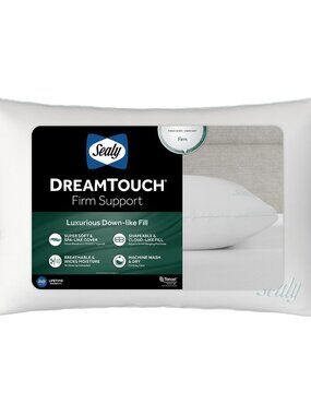 Sealy DreamTouch Firm Support Pillow Standard/Queen - White NWT